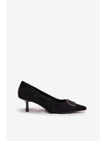Dámské lodičky S detailem Černé model 21752738 - Boto Dámské lodičky S detailem Černé model 21752738 - Boto