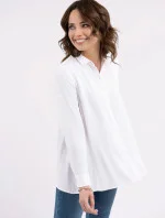 Dámska košeľa K-Emma L09347-S24 biela - Volcano