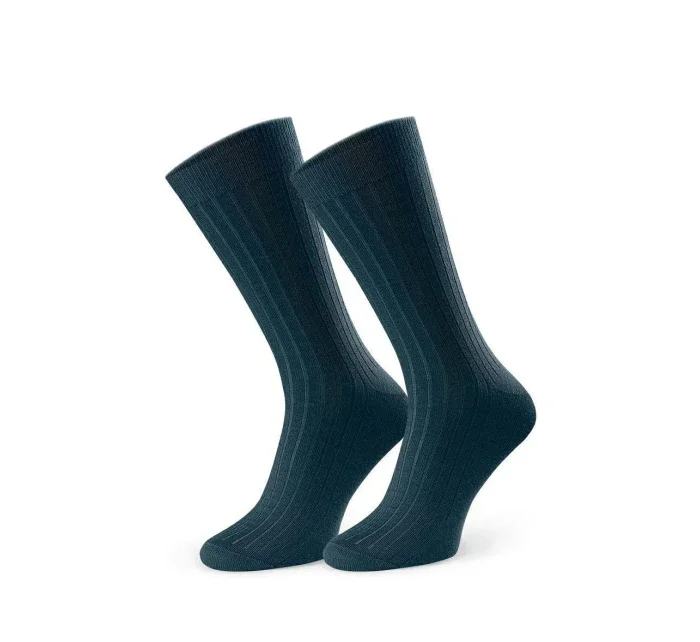 Pánské žebrované ponožky model 16327050 Merino - Steven Pánské žebrované ponožky model 16327050 Merino - Steven