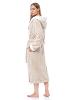 Dlouhý dámský župan 5XL model 21273702 - L&L Dlouhý dámský župan 5XL model 21273702 - L&L