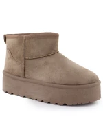 Dámské sněhule semišové béžové model 21906196 - Potocki Dámské sněhule semišové béžové model 21906196 - Potocki