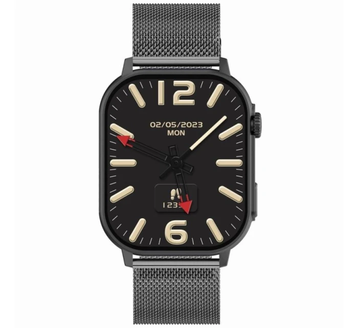 Inteligentné hodinky Gravity GT15-4 Blue Silicone Strap + Titanium Bracelet Inteligentné hodinky Gravity GT15-4 Blue Silicone Strap + Titanium Bracelet