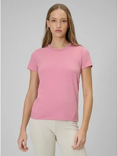 Dámské hladké tričko slim model 22193687 dámské - 4F