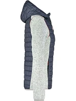 JN Dámská pletená hybridní bunda 02.0 light melange/anthracite melange model 22528895 - Daiber JN Dámská pletená hybridní bunda 02.0 light melange/anthracite melange model 22528895 - Daiber