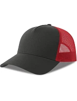 Rapper CottonS 5 panelová Trucker kšiltovka dark model 22450333 - Atlantis Headwear Rapper CottonS 5 panelová Trucker kšiltovka dark model 22450333 - Atlantis Headwear