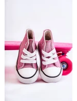 Dětské růžové vysoké tenisky model 21587191 - Boto