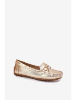 Dámské eko kůže mokasíny zlaté model 21701567 - Boto