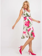 Sukienka DHJ SK jasny beżowy model 21110865 - FPrice Sukienka DHJ SK jasny beżowy model 21110865 - FPrice