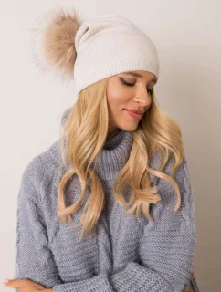 Czapka JK CZ model 20506461 jasny beżowy - FPrice