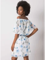 Šaty LK SK 508208.65P biela a modrá