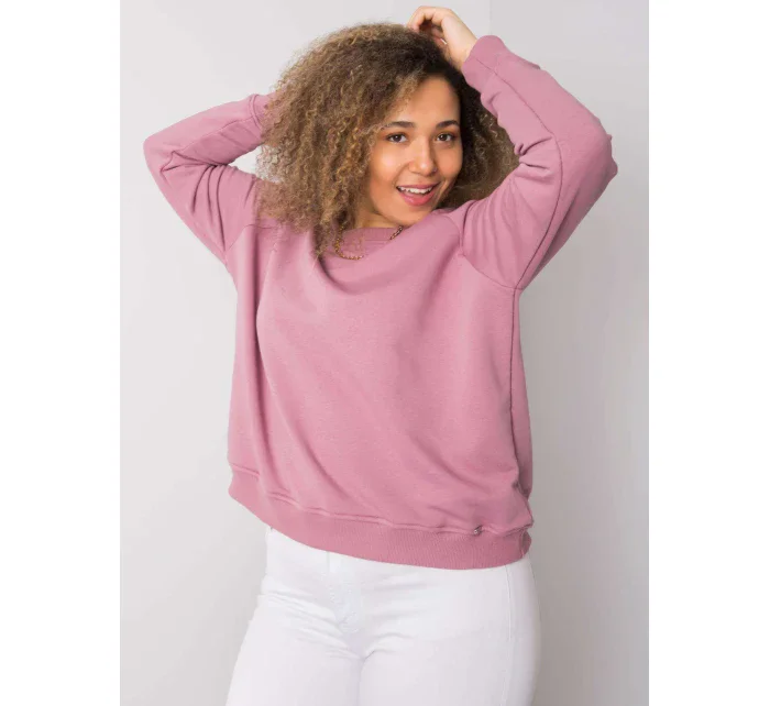 Mikina RV BL 6326.02X tmavo ružová