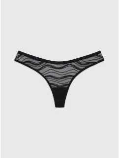 Dámske tangá 000QD3971E UB1 Black - Calvin Klein
