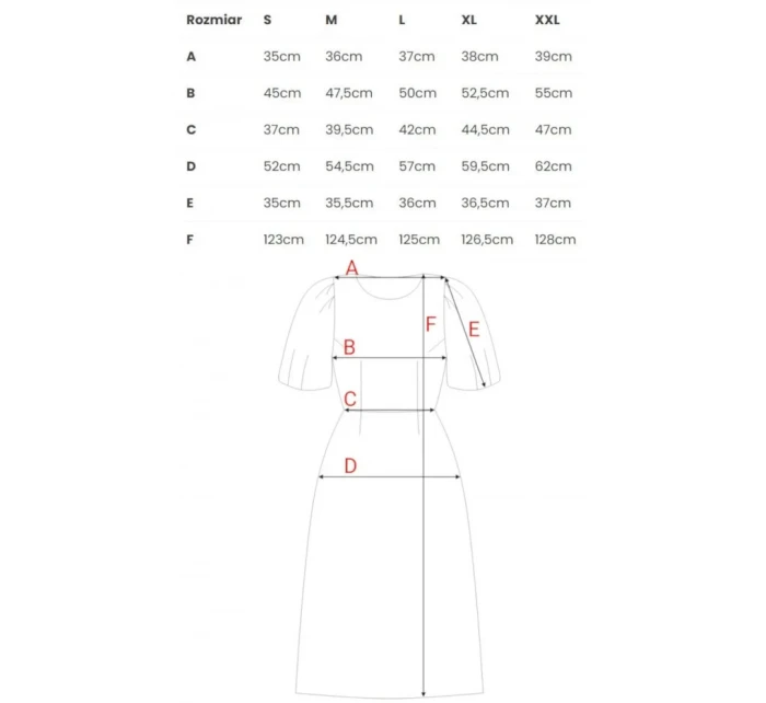 Dámské šaty model 21407078 Světle modrá - STYLOVE