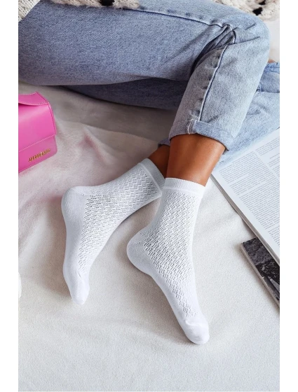 DÁMSKE AŽUROVÉ PONOŽKY 0989.006