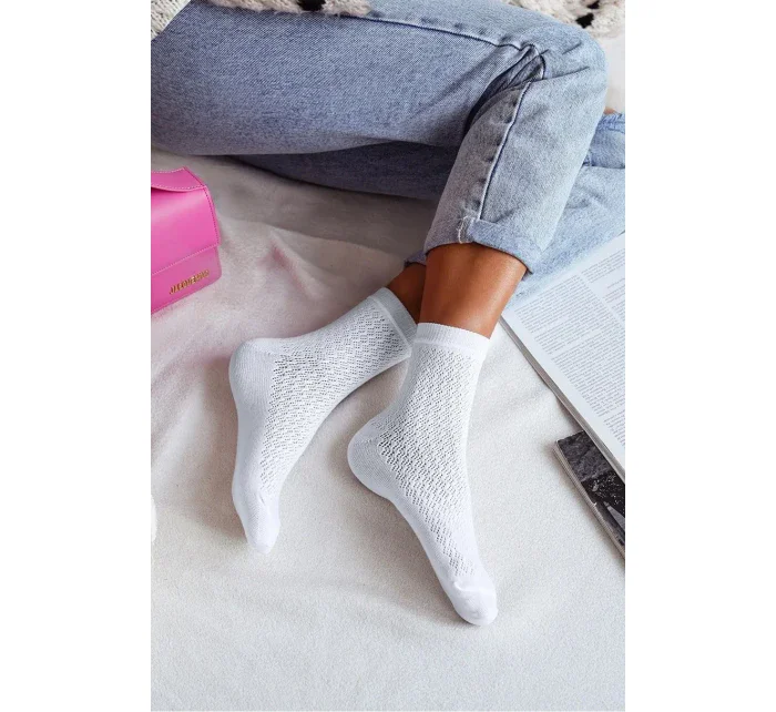 DÁMSKE AŽUROVÉ PONOŽKY 0989.006