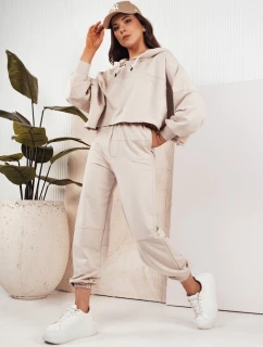 Dámske tepláky BISTAN light beige FashionStreet AY1018