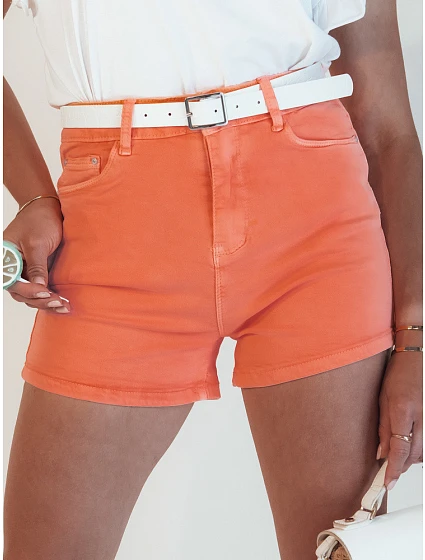 Dámské džínové šortky oranžové Dstreet model 21977755 - FashionStreet Dámské džínové šortky oranžové Dstreet model 21977755 - FashionStreet