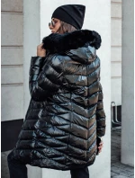 Dámská prošívaná zimní bunda s kapucí CRYSTAL černá Dstreet model 21980470 - FashionStreet