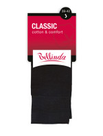 Unisex ponožky UNISEX CLASSIC SOCKS - BELLINDA - čierna
