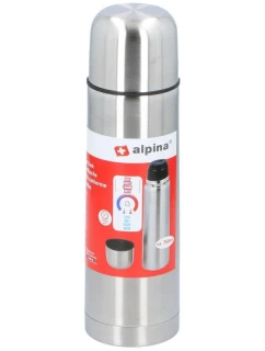 ALPINA TERMOSKA 750ML STRIEBORNÁ