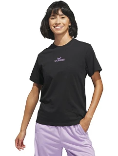 Dámské tričko  on Linear Logo Graphic Tshirt black model 22175755 - ADIDAS