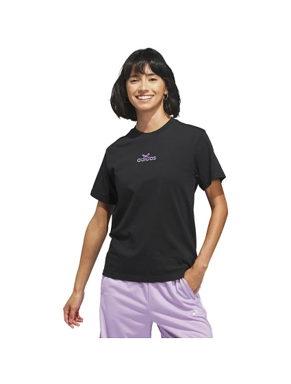 Dámske tričko adidas Bow on Linear Logo Graphic T-shirt black KB2400