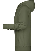 Dámská raglánová mikina s kapucí 02. olive model 22430576 - Daiber