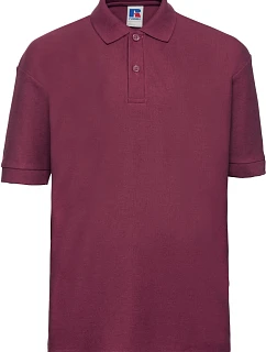 Russell Athletic 539B Detské polo tričko z piké 10.539B bordová