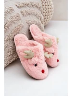 Vánoční Pantofle S Kožešinové Růžové model 21680765 - Boto Vánoční Pantofle S Kožešinové Růžové model 21680765 - Boto