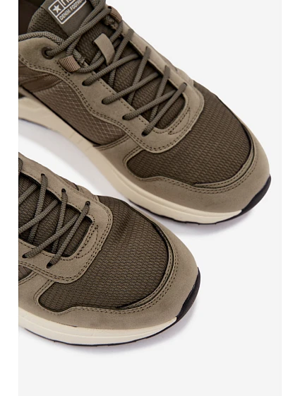 Pánské Sportovní Tenisky Na Platformě Zelené model 22220458 - Boto Pánské Sportovní Tenisky Na Platformě Zelené model 22220458 - Boto