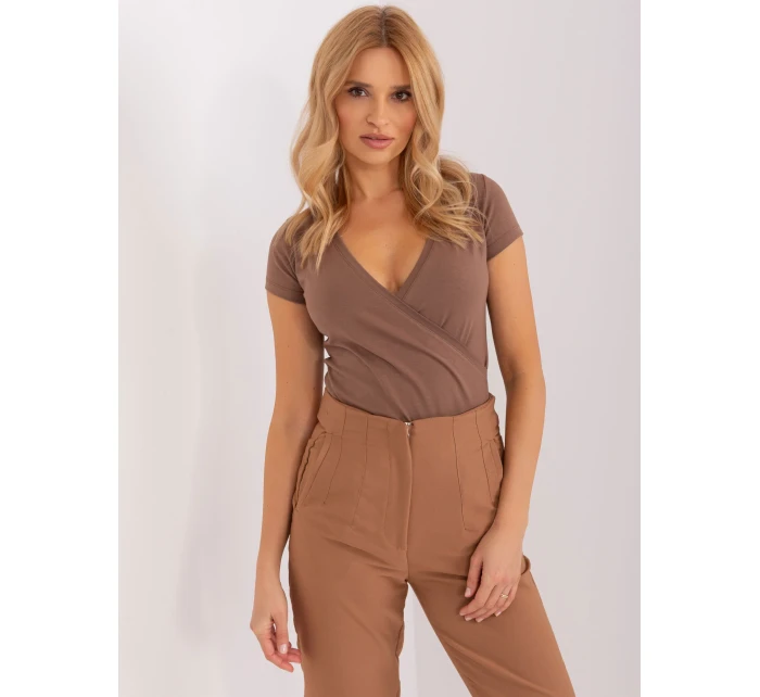 Tričko RV TS 5636.18 hnedá Tričko RV TS 5636.18 hnedá