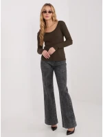 Blúzka WT BZ A1076.15 tmavohnedá Blúzka WT BZ A1076.15 tmavohnedá