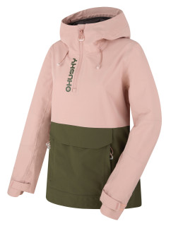 Dámska outdoorová bunda HUSKY Nabbi L lt. ružová/khaki