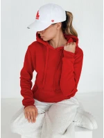 Dámská mikina s kapucí BASIC červená model 21962146 - Dstreet Dámská mikina s kapucí BASIC červená model 21962146 - Dstreet