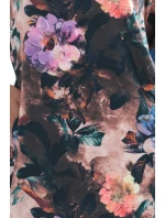 Oversize šaty s kapsami  s květinovým vzorem model 21290326 - numoco