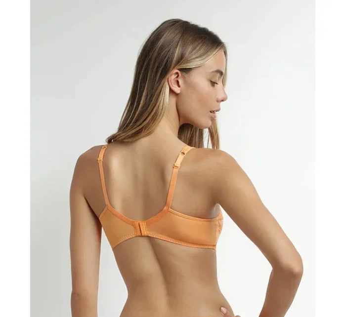 Dámská krajková podprsenka GENEROUS model 21046798 UNDERWIRE BRA  oranžová - DIM