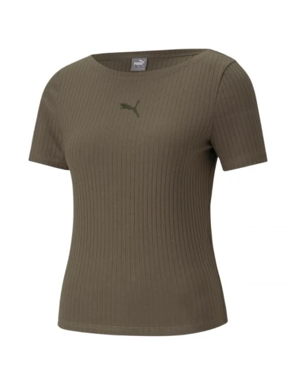 Dámske tričko Her Ribbed Slim Grape Leaf W 531917 44 - Puma Dámske tričko Her Ribbed Slim Grape Leaf W 531917 44 - Puma