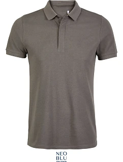 Men Pánské piqué polo soft grey model 22500568 - NEOBLU
