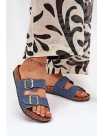 Dámské Pantofle Na Platformě S Přezkami model 21704354 - EVENTO Dámské Pantofle Na Platformě S Přezkami model 21704354 - EVENTO