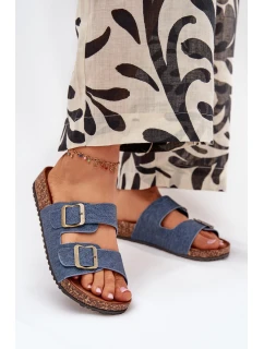 Dámské Pantofle Na Platformě S Přezkami model 21704354 - EVENTO