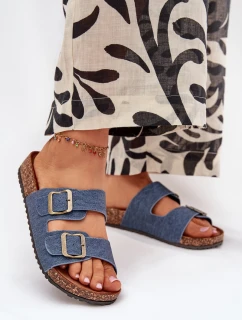 Dámské Pantofle Na Platformě S Přezkami model 21704354 - EVENTO