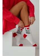 Dámské ponožky s nápisem I LOVE MY model 21875921 Bílé - Milena
