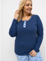 DU PI FP 510.13 tmavomodré pyžamo