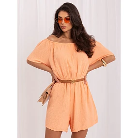 Kombinezon MO KO model 22278446 jasny pomarańczowy - FPrice Kombinezon MO KO model 22278446 jasny pomarańczowy - FPrice