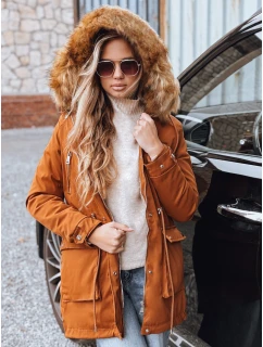 Dámska parka STELLA camel FashionStreet TY3182