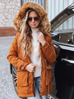 Dámska parka STELLA camel FashionStreet TY3182