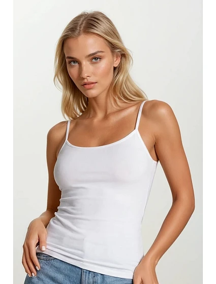 Eldar Catherine bílá košilka s rukávy 2XL-3XL Eldar Catherine bílá košilka s rukávy 2XL-3XL
