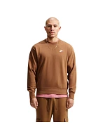 Pánská mikina Nike Club FT světle hnědá FN3888 270 Pánská mikina Nike Club FT světle hnědá FN3888 270