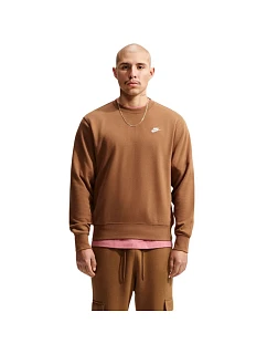 Pánská mikina Club FT světle hnědá model 22313307 270 - NIKE