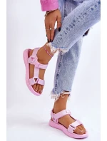 Sandały Damskie Big Star LL274A100 Różowe